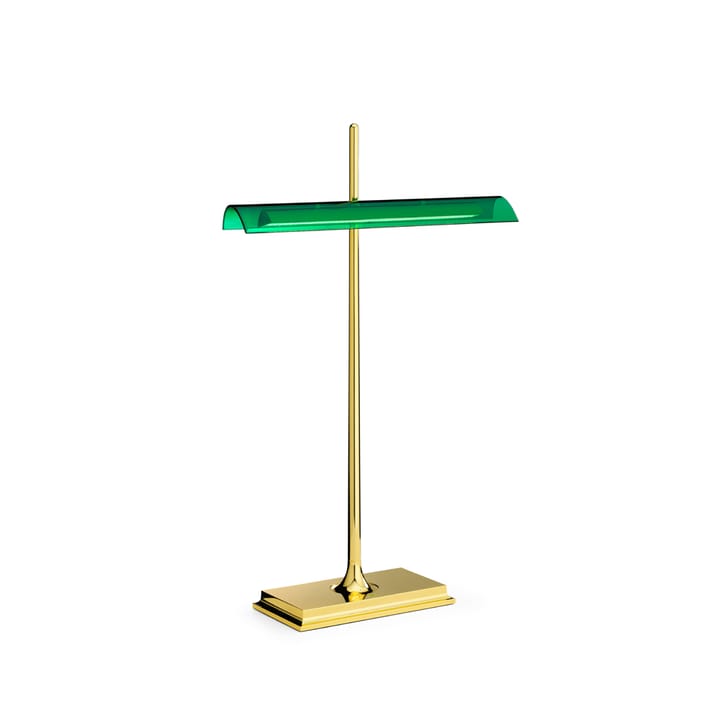 Goldman bordslampa, mässing/grön Flos