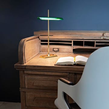 Goldman bordslampa - mässing/grön - Flos