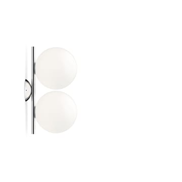 IC lights C/W1 Double vägglampa - Krom-opal - Flos