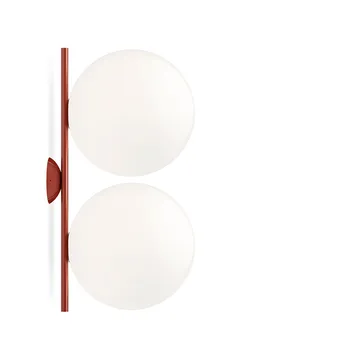 IC lights C/W2 Double vägglampa - Burgundy-opal - Flos