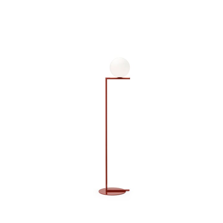 IC lights F1 golvlampa - burgundy - Flos