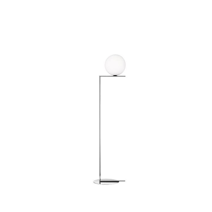 IC lights F1 golvlampa - krom, opal - Flos