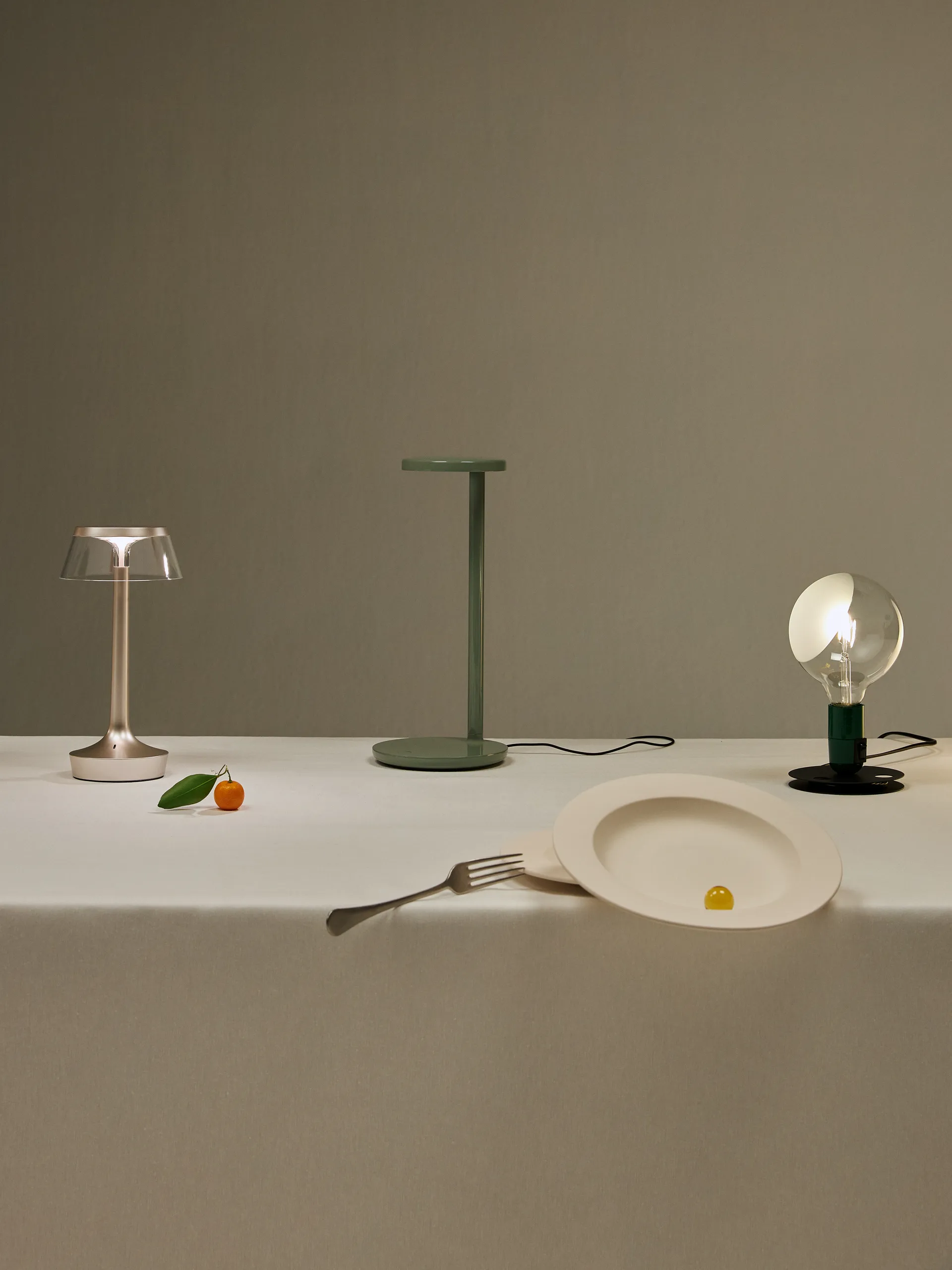 Lampadina bordslampa, Grön Flos