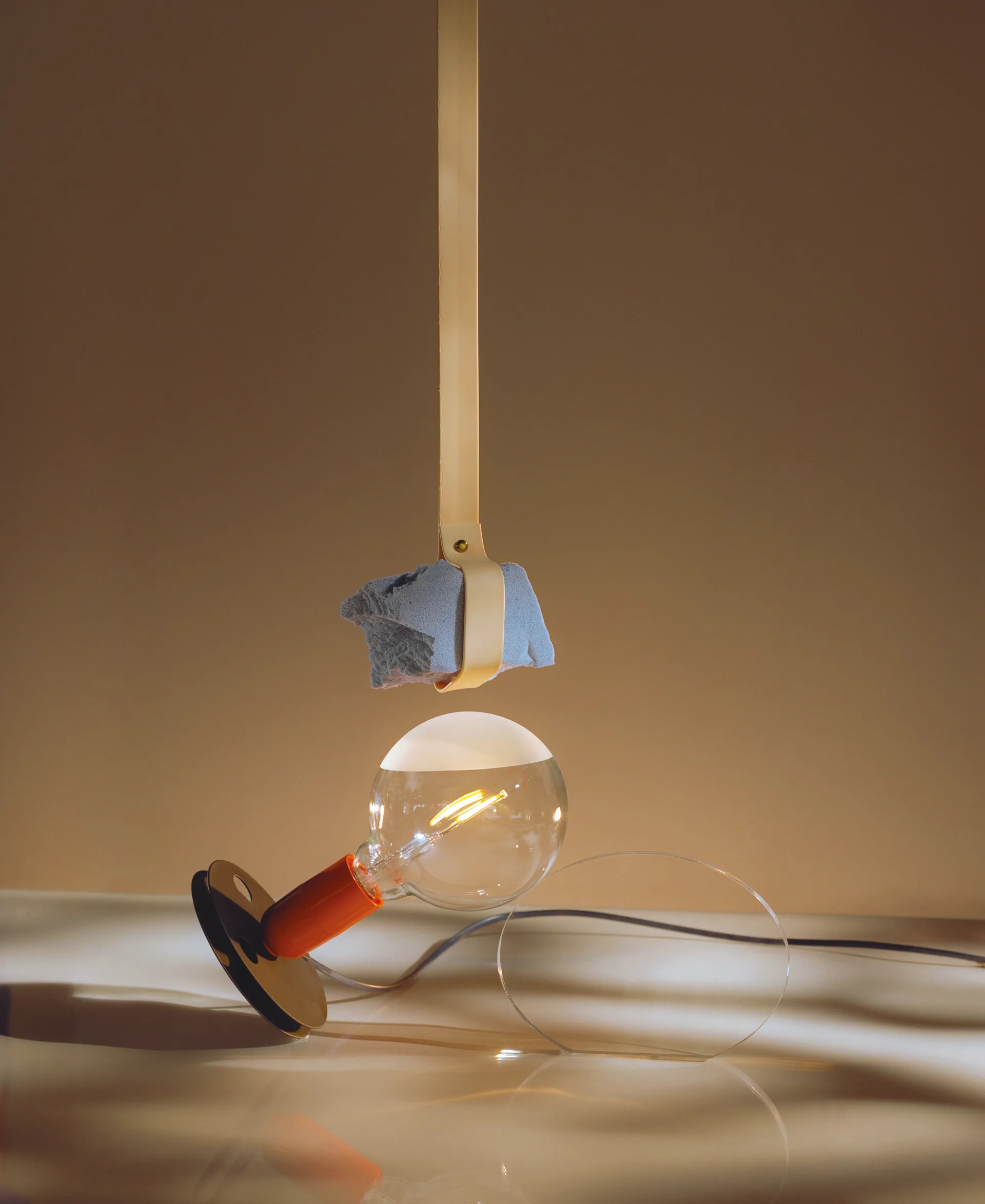 Lampadina bordslampa, Orange Flos