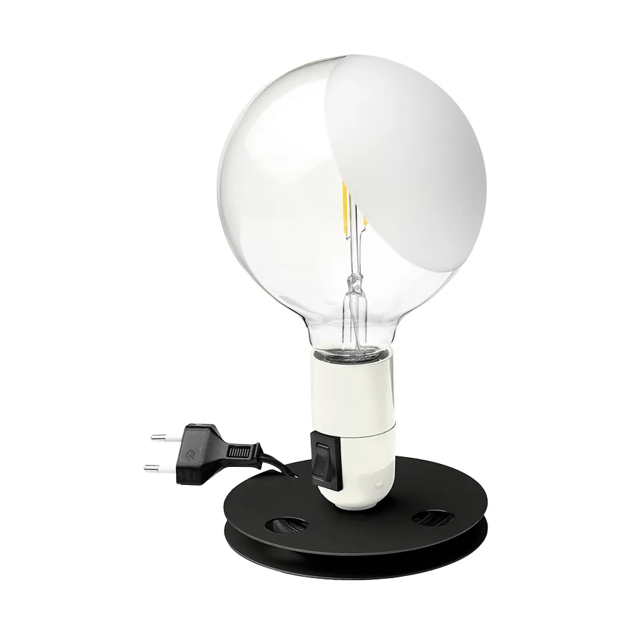 Lampadina bordslampa, Vit Flos