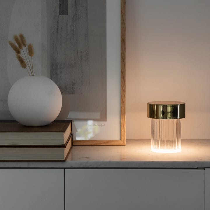 Last Order Fluted IP20 bordslampa, mässing Flos