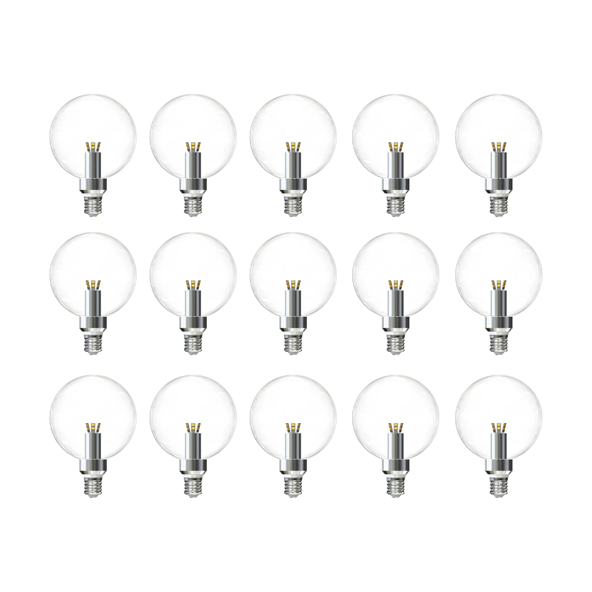 LED global retrofit dimbar ljuskälla E27 15-pack, 2500K 170lm 3W Flos