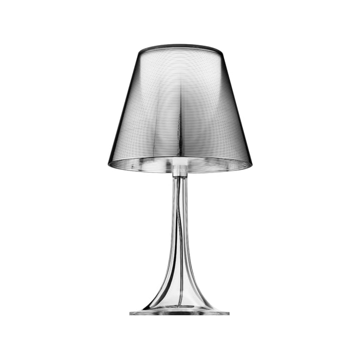 Miss K bordslampa - silver, transparent fot - Flos