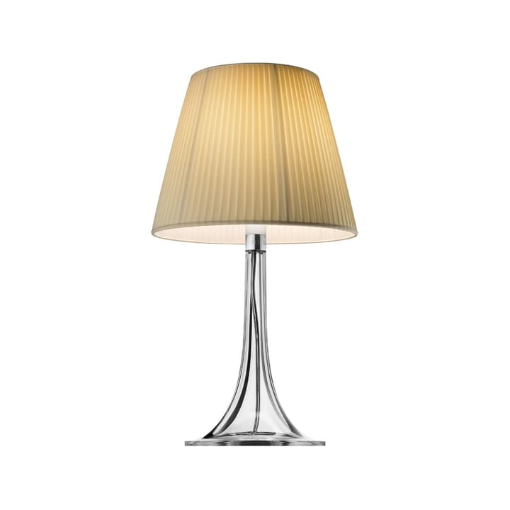 Miss K Soft bordslampa - beige, transparent fot - Flos