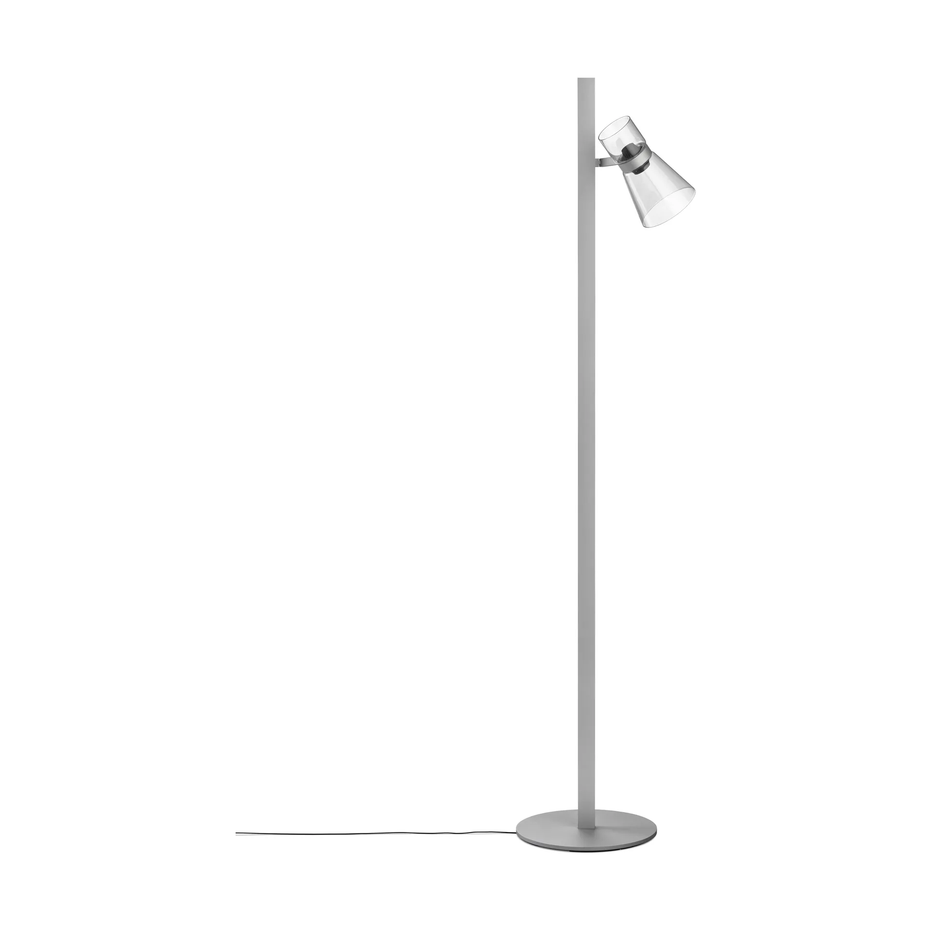 Nocturne FI cone golvlampa - Silver,  Flos