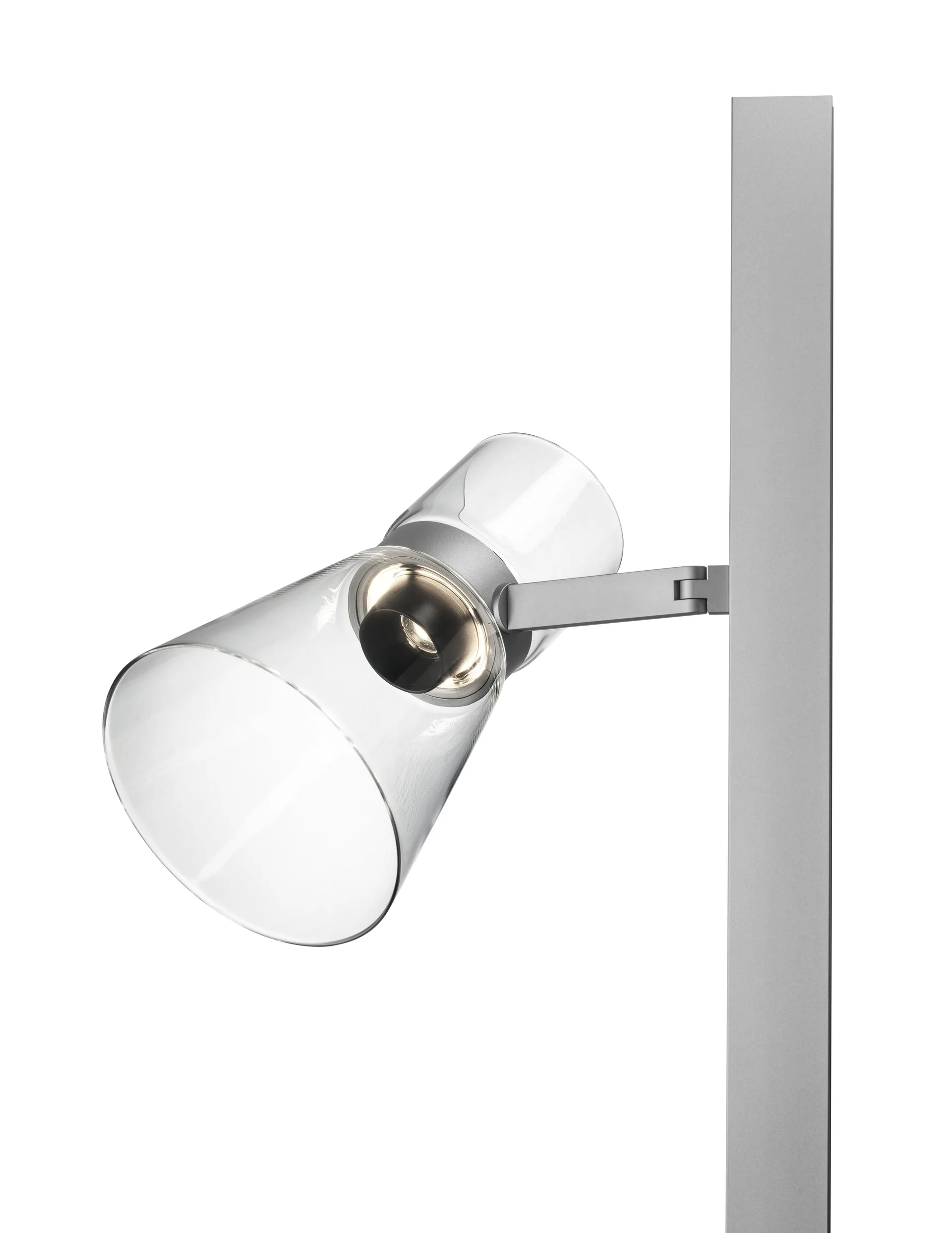 Nocturne FI cone golvlampa - Silver,  Flos