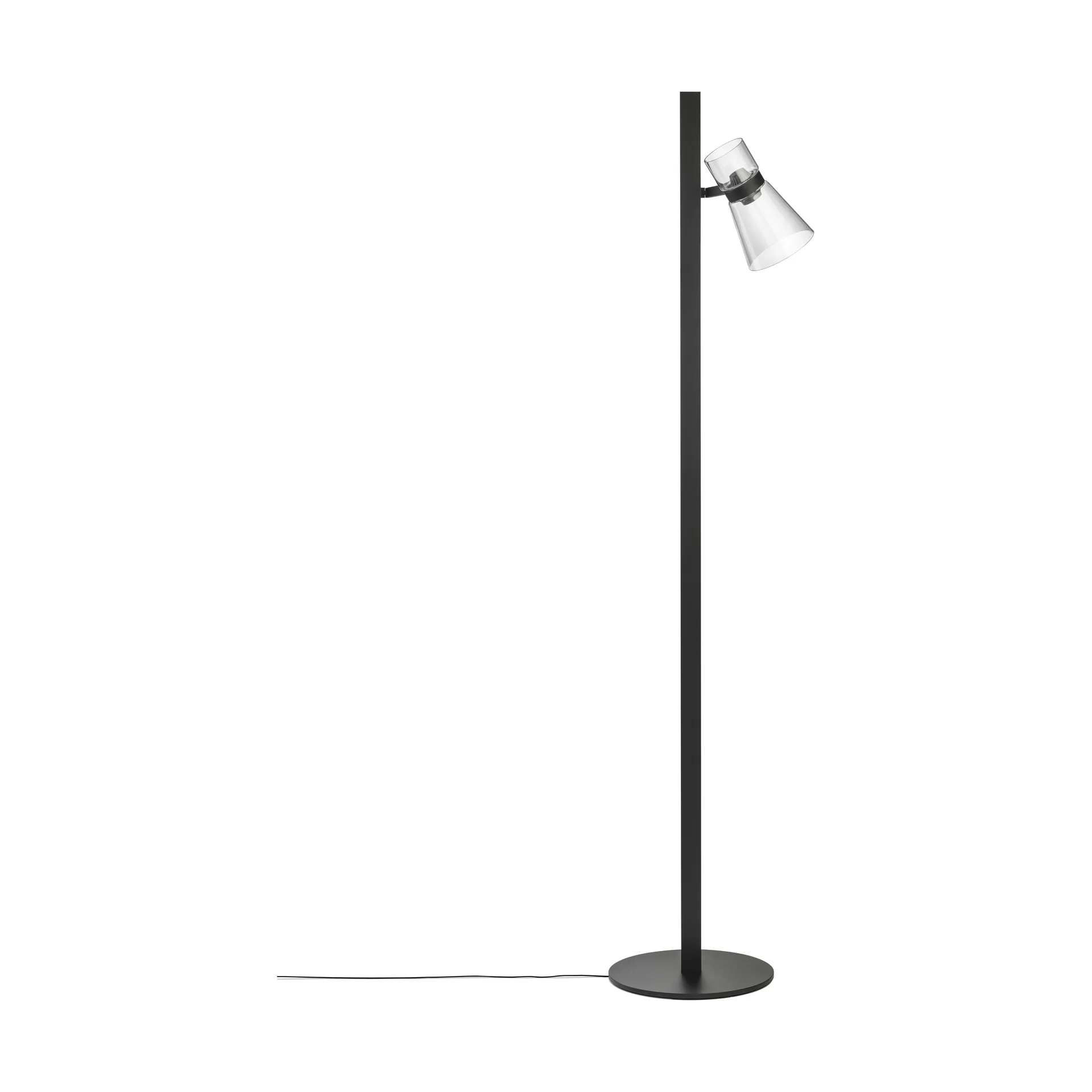 Nocturne FI cone golvlampa - Svart,  Flos