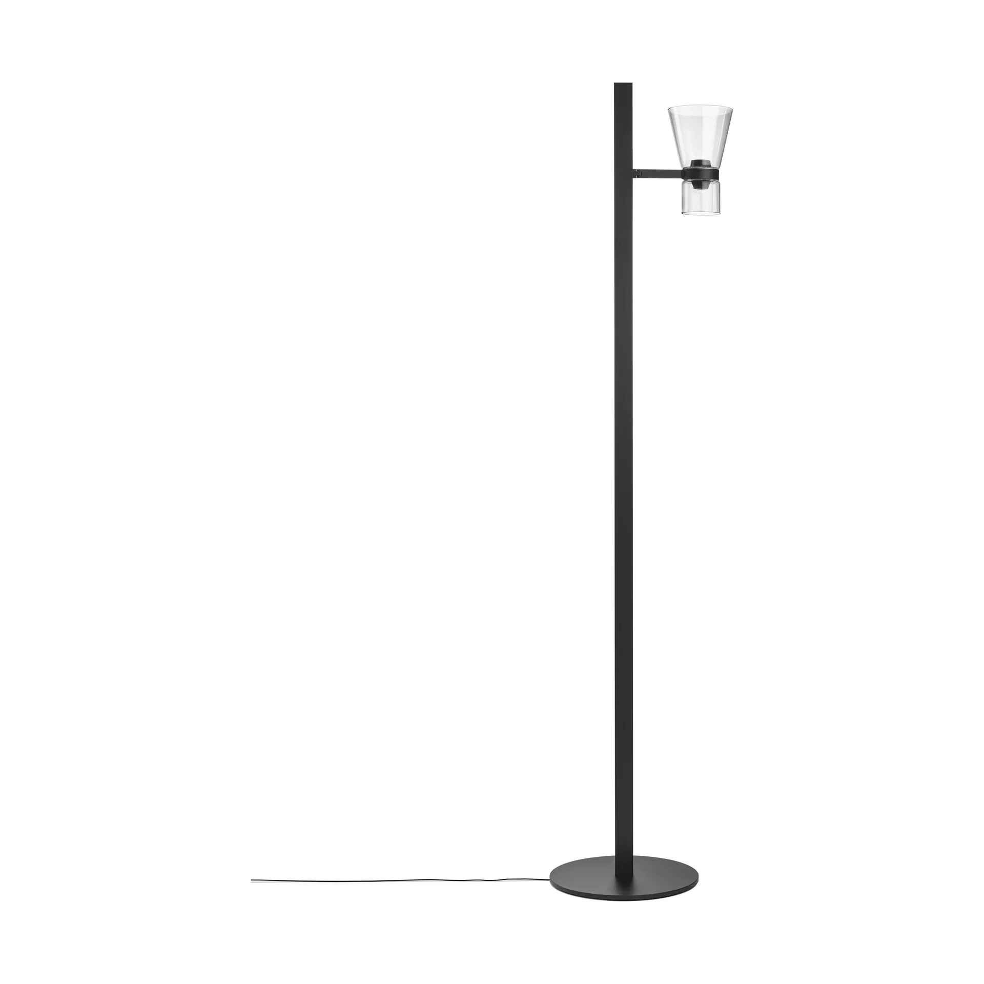 Nocturne FI cone golvlampa - Svart,  Flos