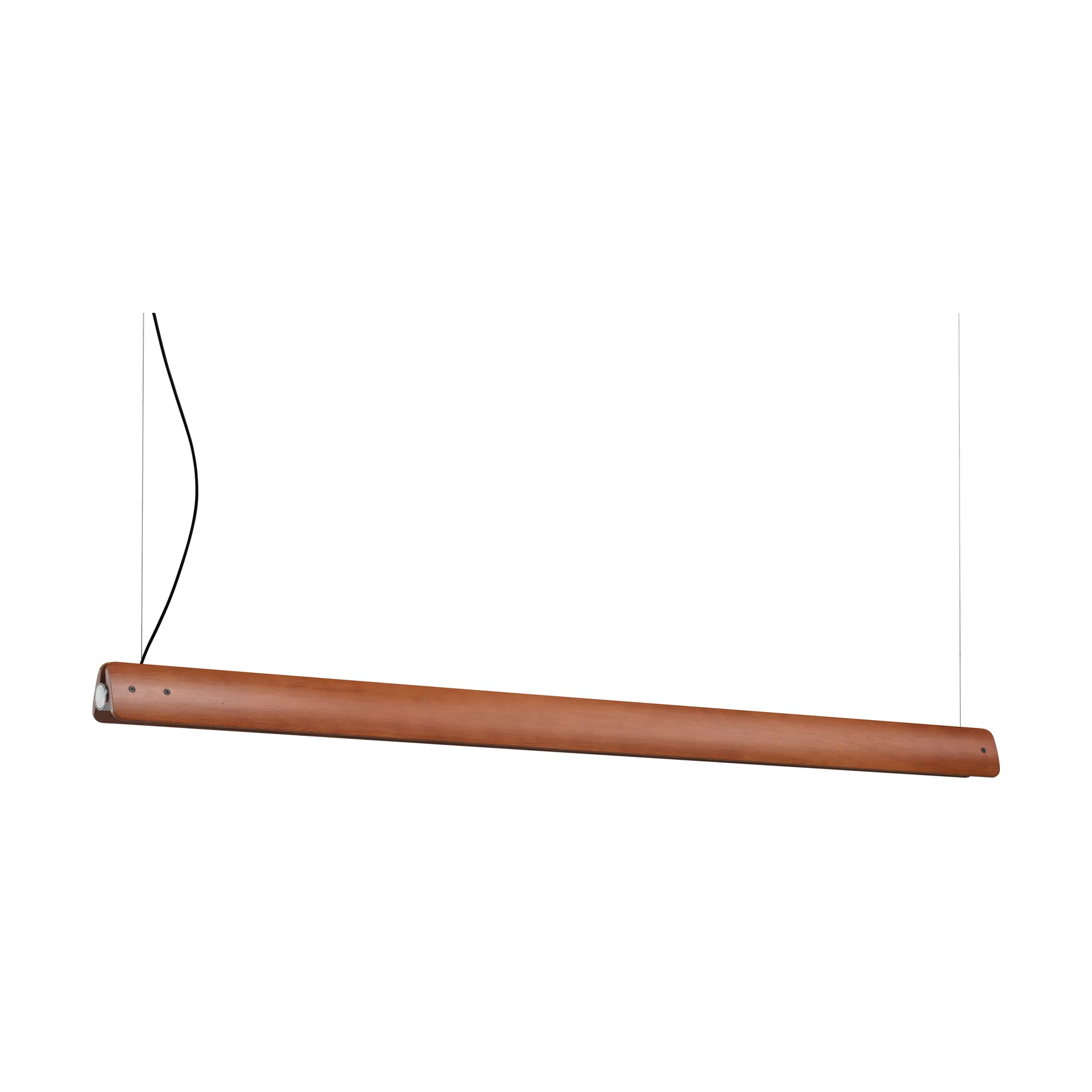 Seki-han pendel 212,5 cm, Heat treatened ash-black metal Flos