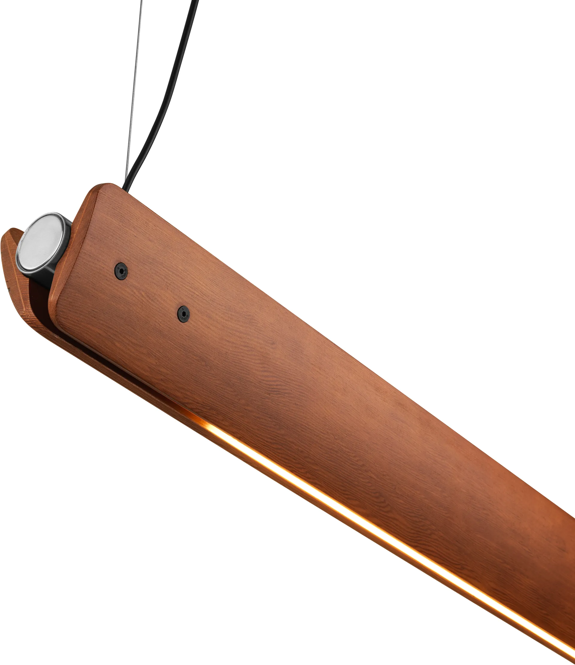 Seki-han pendel 212,5 cm, Heat treatened ash-black metal Flos