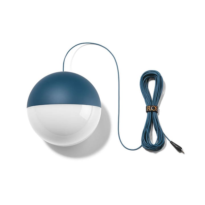 String Light Sphere pendel - blå, 22 m kabel - Flos