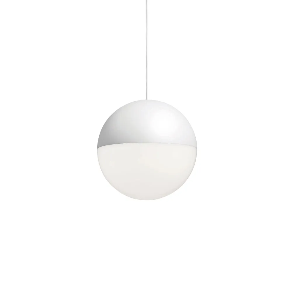 String Light Sphere pendel, Vit, 12 m kabel Flos