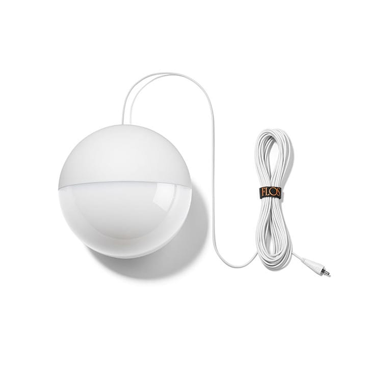 String Light Sphere pendel, vit, 22 m kabel Flos