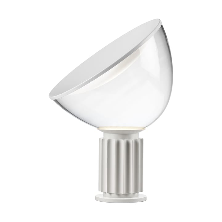 Taccia Small bordslampa LED 48,5 cm - Mattvit, glaskupa - Flos