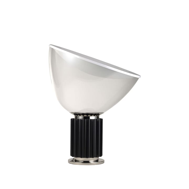 Taccia Small bordslampa - svart, glaskupa - Flos