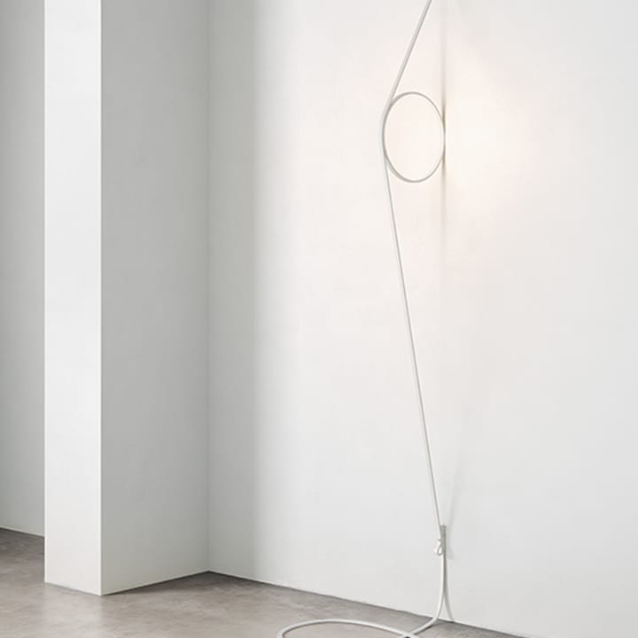 Wirering vägglampa, rosa/grå Flos