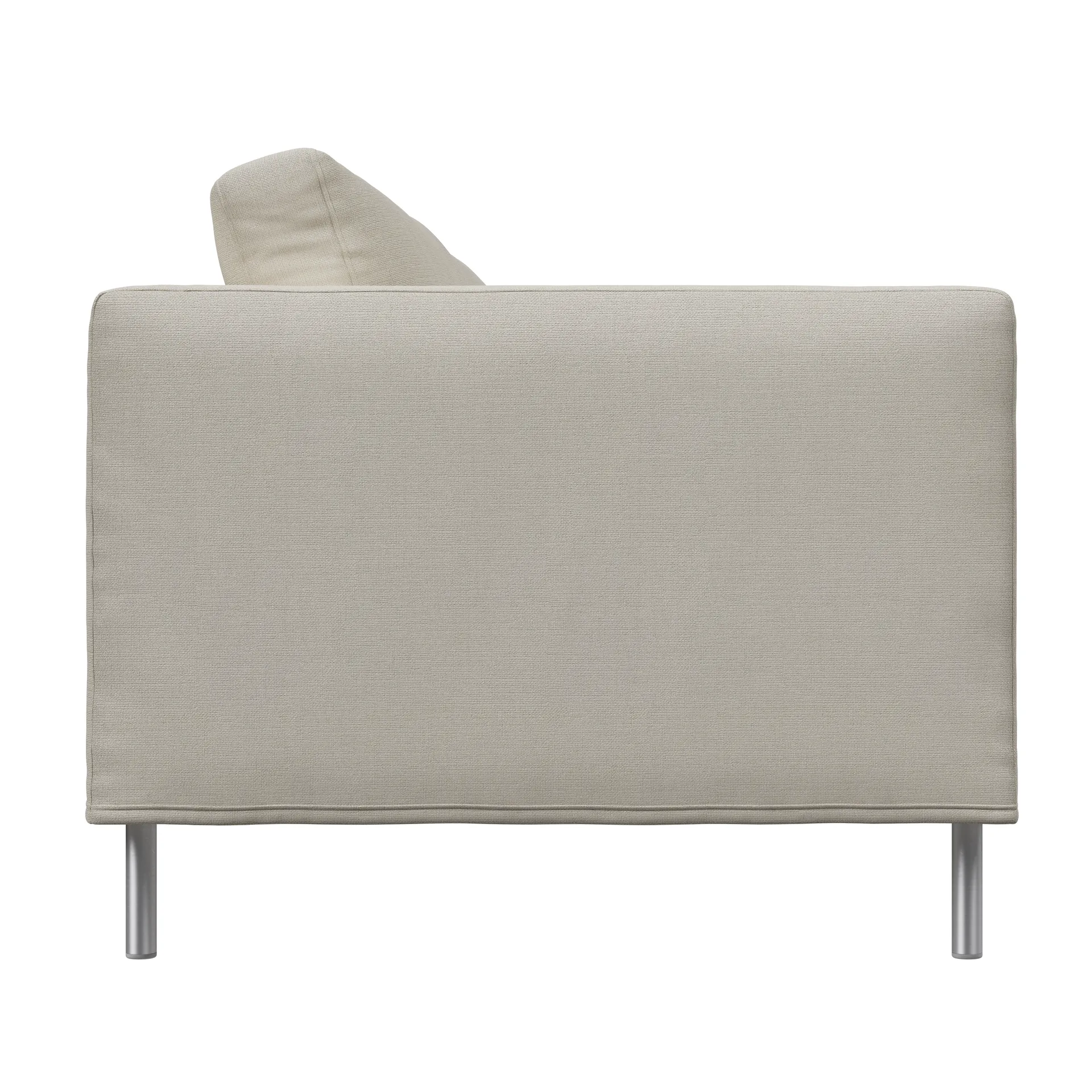 Alex 2,5-sits soffa, Noah 07 light beige-aluminium Fogia