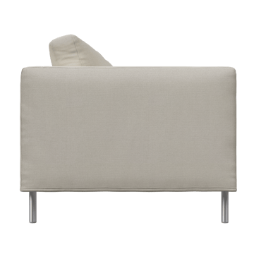 Alex 2,5-sits soffa - Noah 07 light beige-aluminium - Fogia