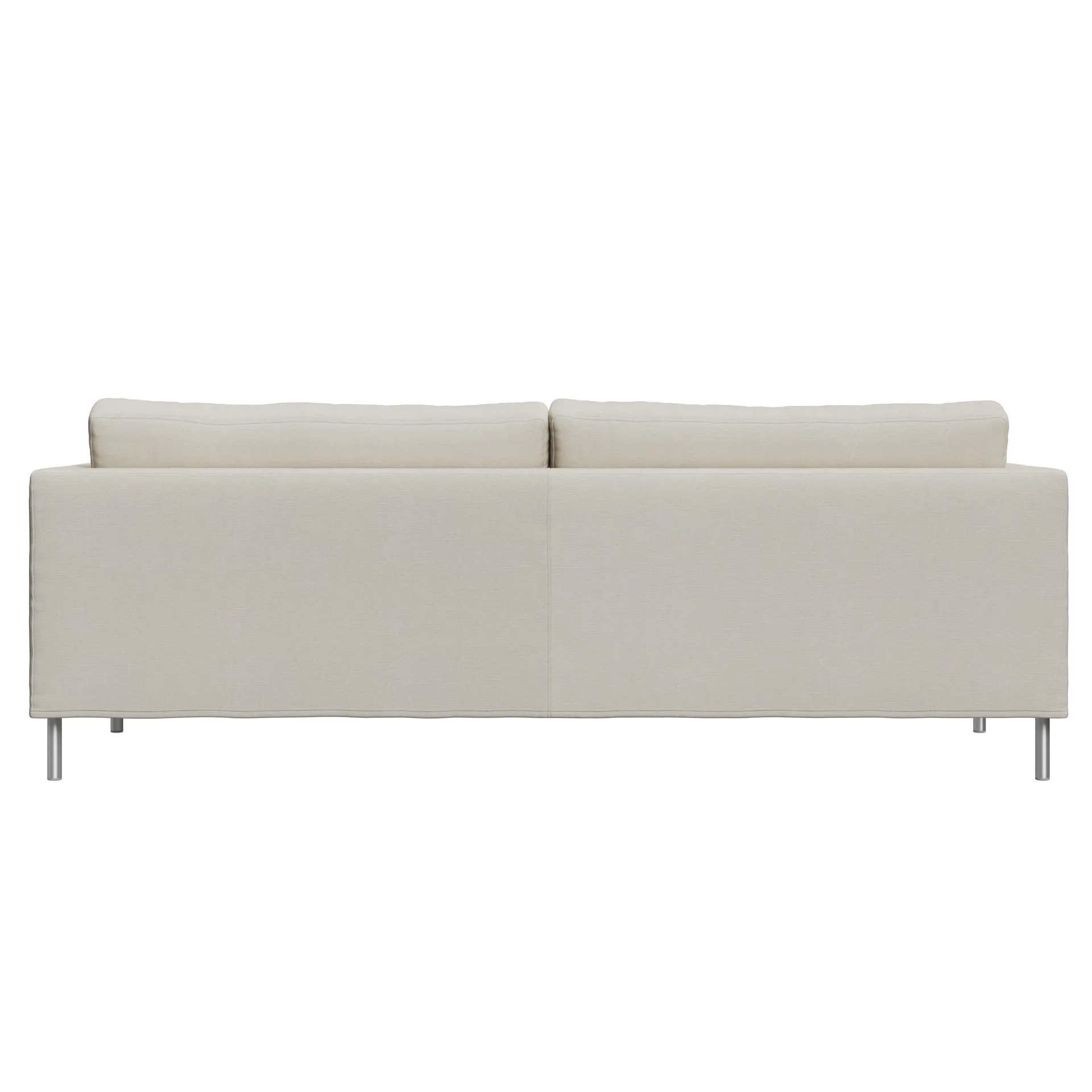 Alex 2,5-sits soffa, Noah 07 light beige-aluminium Fogia