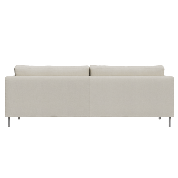 Alex 2,5-sits soffa, Noah 07 light beige-aluminium Fogia