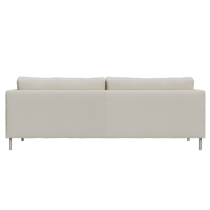Alex 2,5-sits soffa - Noah 07 light beige-aluminium - Fogia