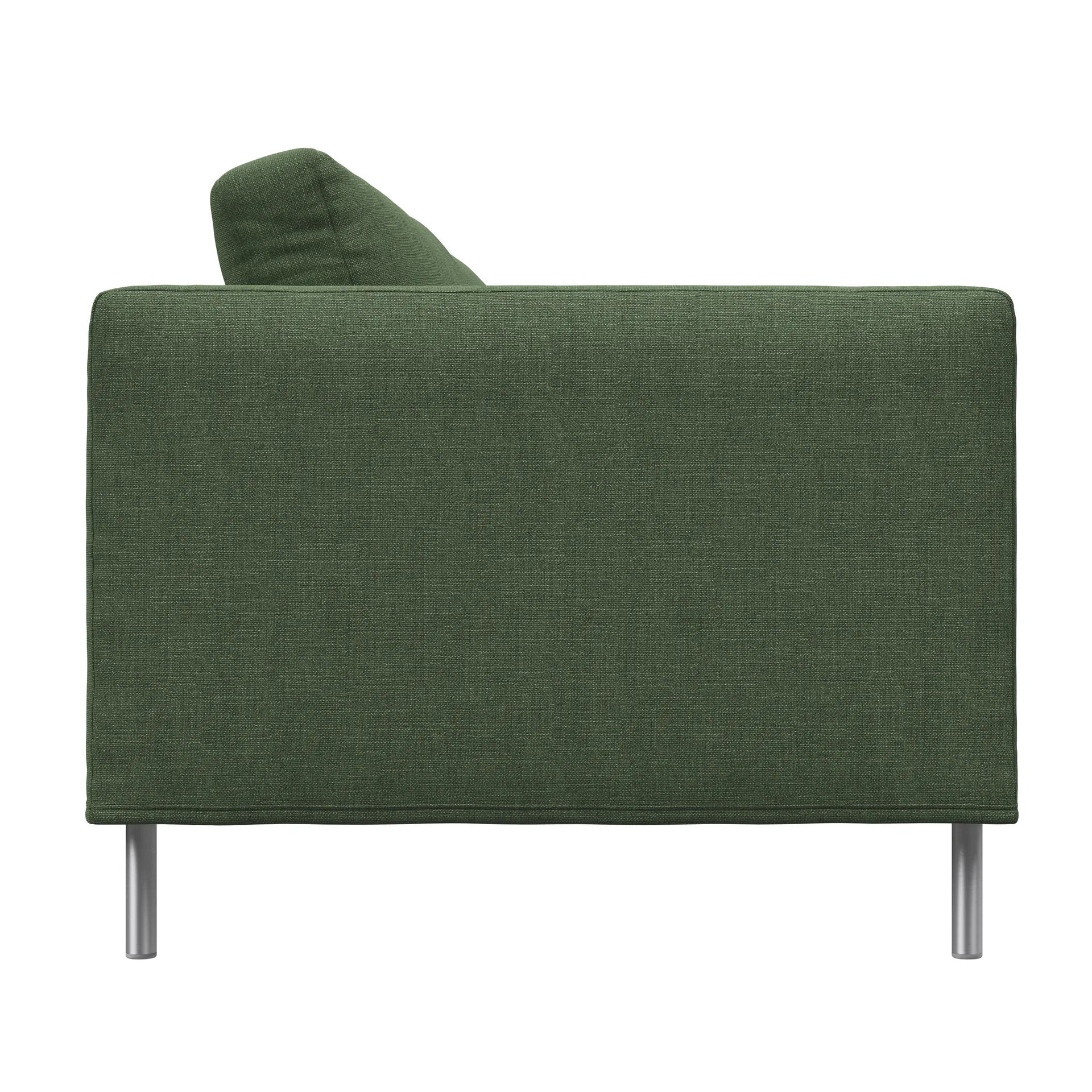 Alex 2,5-sits soffa, Noah 38 dark green-aluminium Fogia