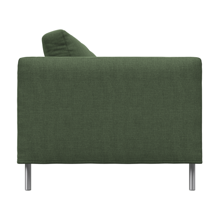 Alex 2,5-sits soffa, Noah 38 dark green-aluminium Fogia
