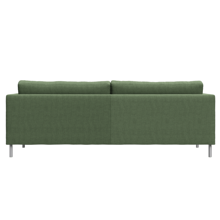 Alex 2,5-sits soffa, Noah 38 dark green-aluminium Fogia
