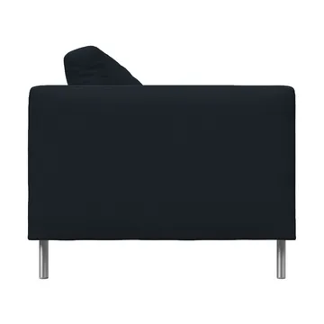 Alex 2,5-sits soffa - Tyg Hiro Dark Blue-aluminiumben - Fogia