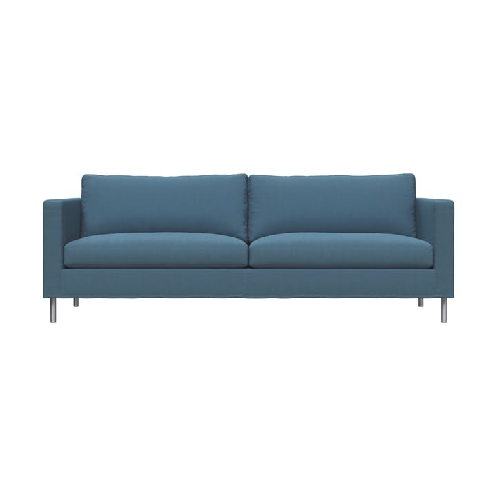 Alex 2,5-sits soffa - Tyg Hiro Light Blue-aluminiumben - Fogia