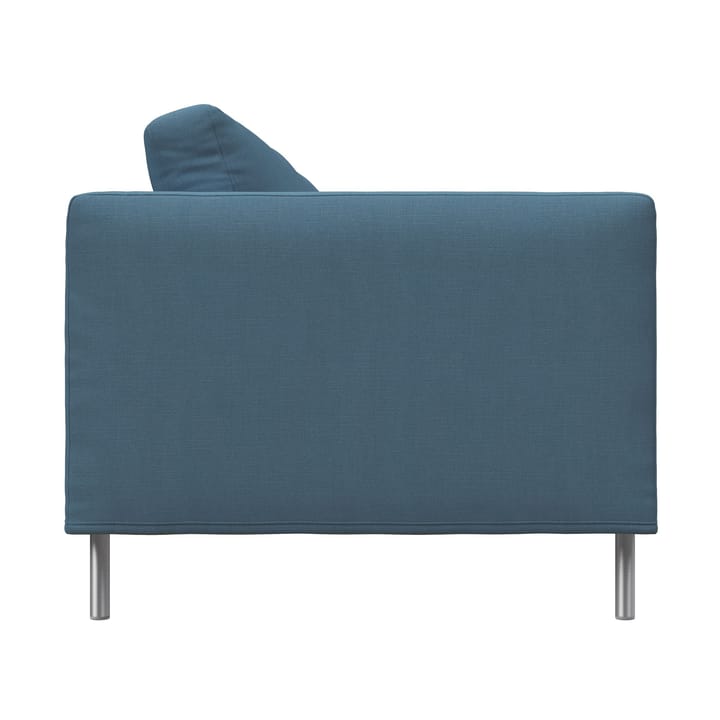 Alex 2,5-sits soffa, Tyg Hiro Light Blue-aluminiumben Fogia