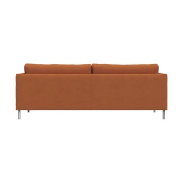 Alex 2,5-sits soffa - Tyg Hiro Rustred-aluminiumben - Fogia