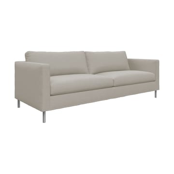 Alex 2,5-sits soffa - Tyg Hiro Sand-aluminiumben - Fogia