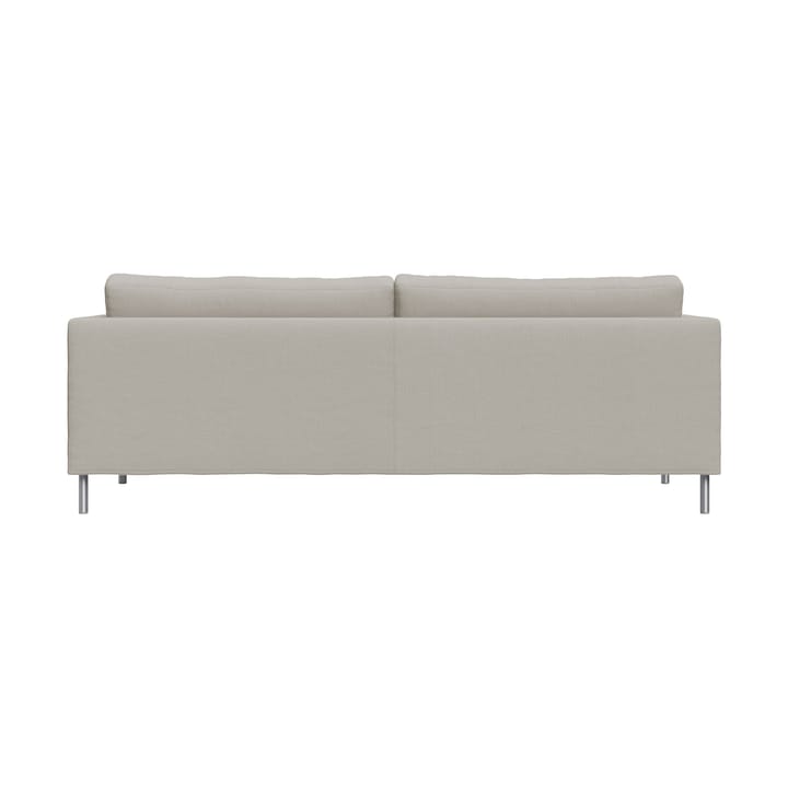Alex 2,5-sits soffa, Tyg Hiro Sand-aluminiumben Fogia
