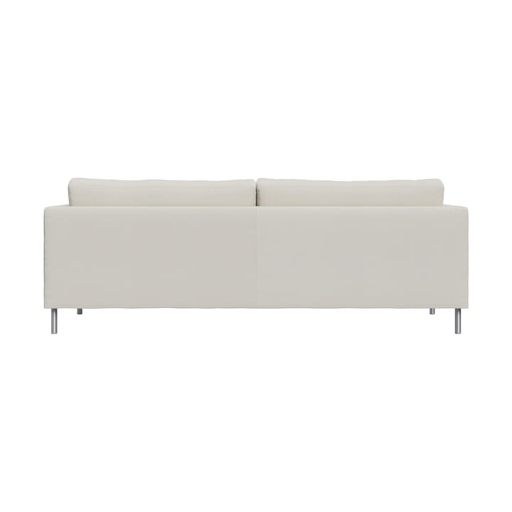 Alex 2,5-sits soffa, Tyg Hiro White-aluminiumben Fogia