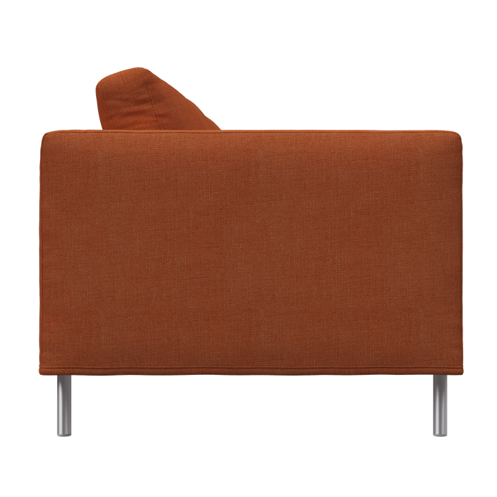 Alex 2,5-sits soffa, tyg noah 26 rust, aluminiumben Fogia