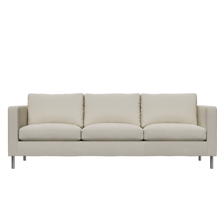 Alex 3-sits soffa - noah 07 light beige-aluminiumben - Fogia