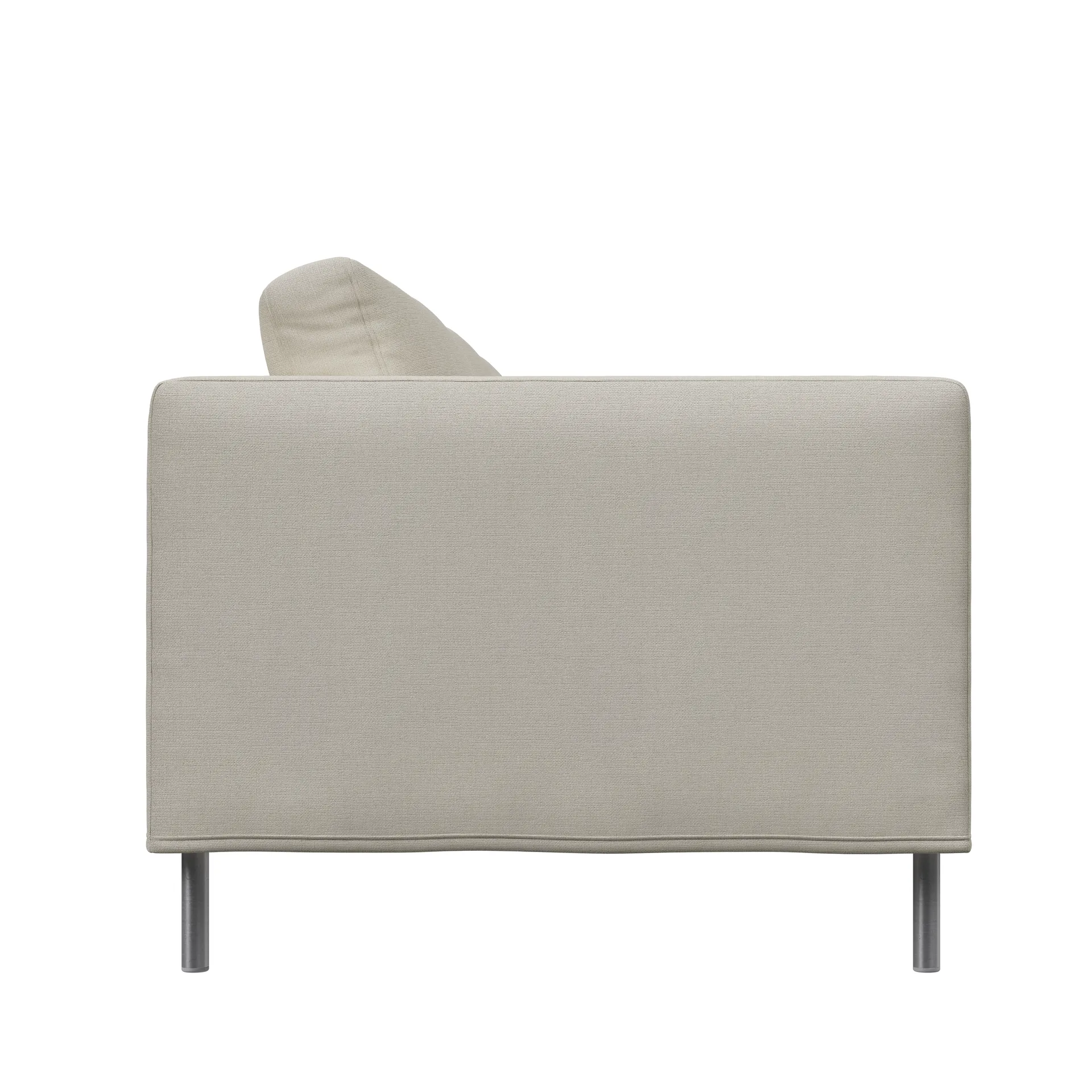 Alex 3-sits soffa, noah 07 light beige-aluminiumben Fogia