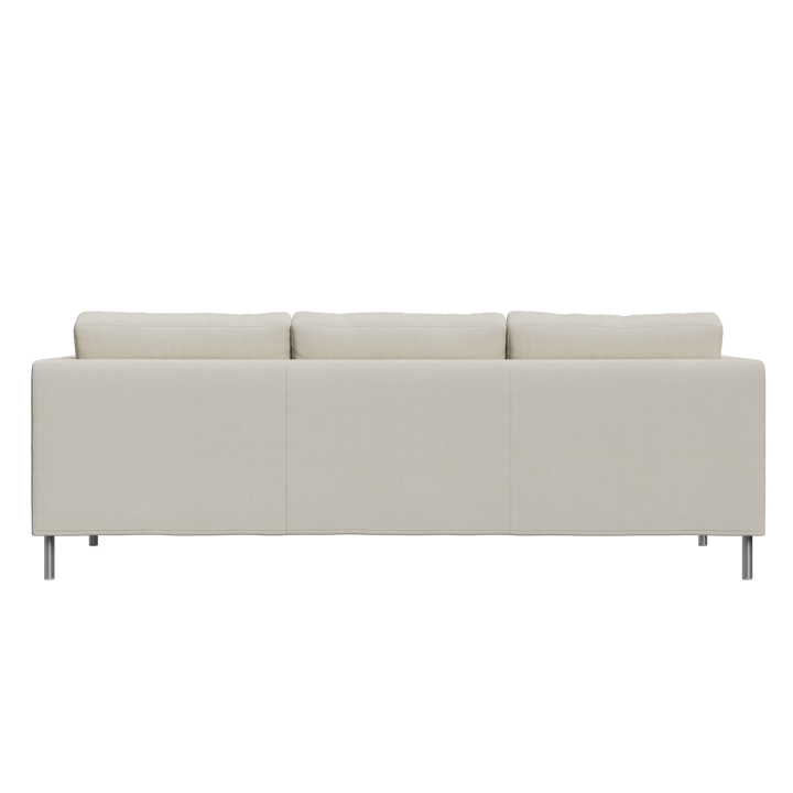 Alex 3-sits soffa, noah 07 light beige-aluminiumben Fogia