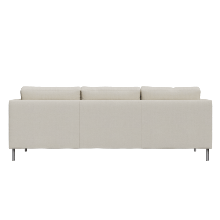 Alex 3-sits soffa - noah 07 light beige-aluminiumben - Fogia