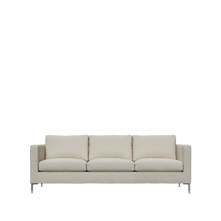 Alex 3-sits soffa - noah 07 light beige-aluminiumben - Fogia
