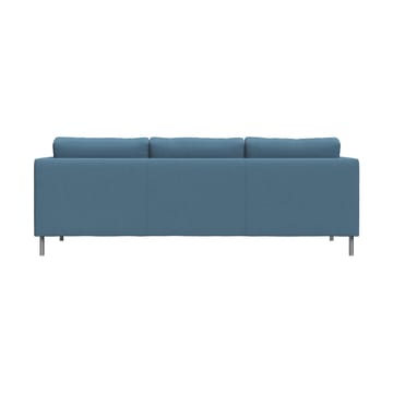 Alex 3-sits soffa - Tyg Hiro Light Blue-aluminiumben - Fogia