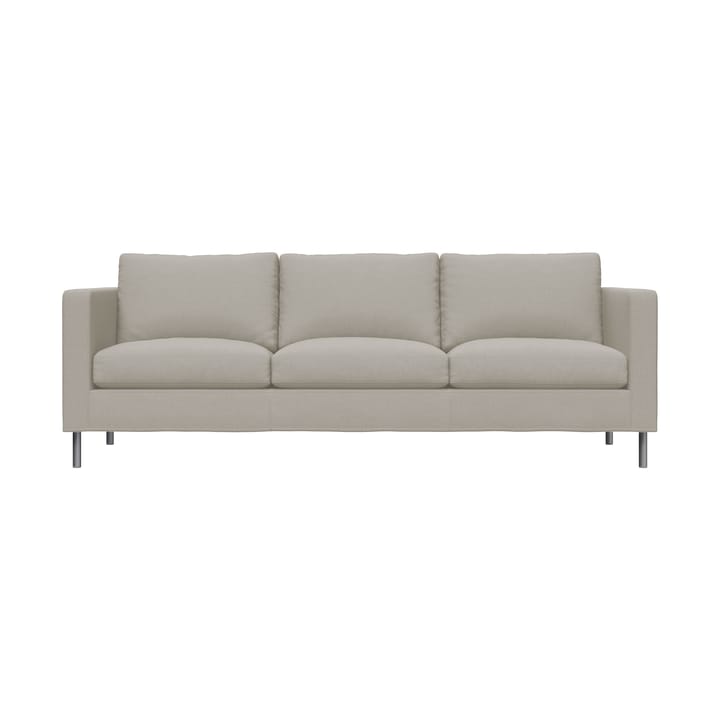 Alex 3-sits soffa - Tyg Hiro Sand-aluminiumben - Fogia