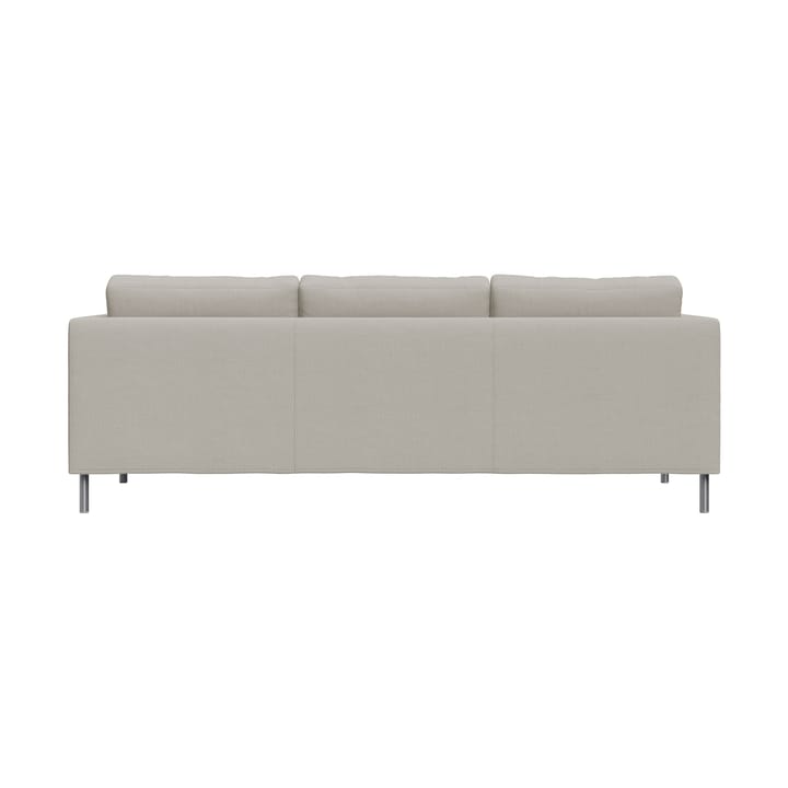 Alex 3-sits soffa, Tyg Hiro Sand-aluminiumben Fogia