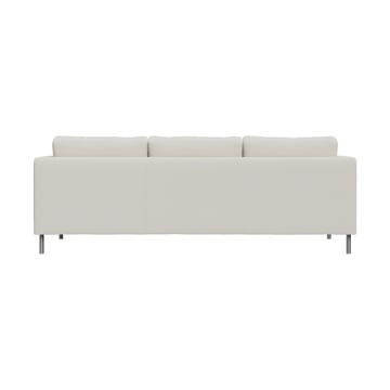 Alex 3-sits soffa - Tyg Hiro White-aluminiumben - Fogia
